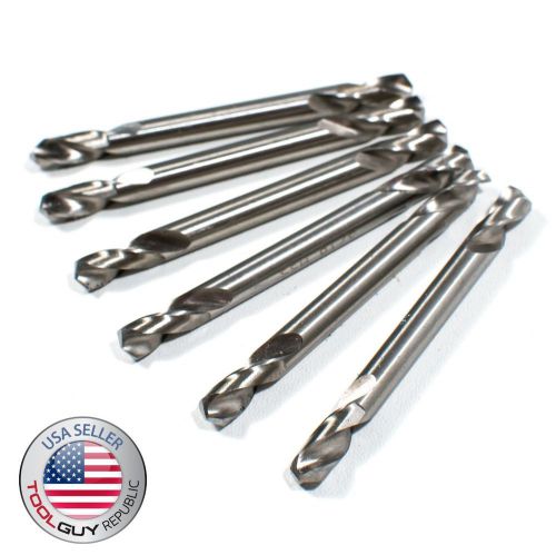 6pk 3/16" double ended pop rivet drill bits