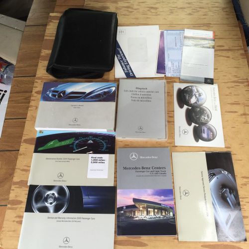 2005 05 mercedes slk slk350 slk55 owners manual fast ship complete