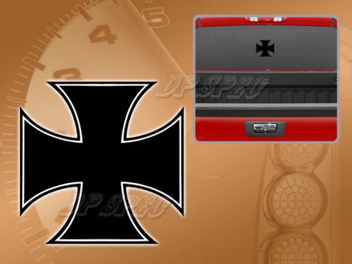 Pilot automotive 11195 iron cross window sticker 5 in. x 5 in.  2-pack