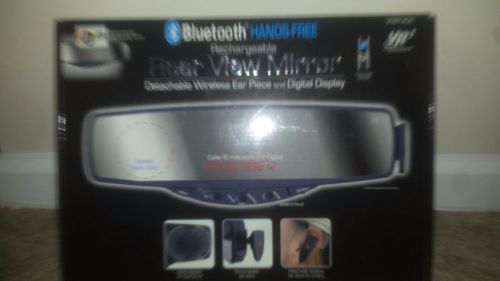 New virtual reality bluetooth hands free rechargeable rear view mirror
