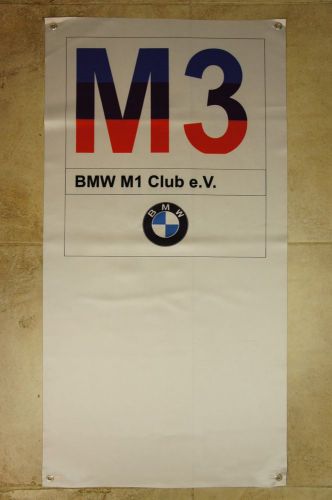 Bmw m3 banner flag - motorsport alpina hartge m5 mtechnic m535i m6 dtm e30 m1