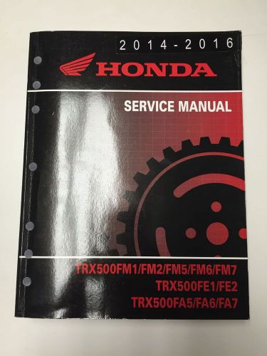 2014-2016 honda trx500 service manual