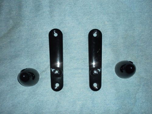 New oem 2006-2013 black harley touring street glide front turn signals lights hd