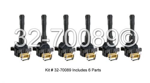 Brand new top quality complete ignition coil set fits bmw 325i 525i &amp; m3