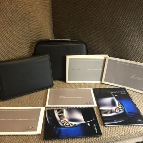 2007 infiniti g35 owners manual with navigation book, reference guides and case