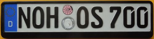 German euro license plate + bmw frame + 528i 528 528i e39 530i 5 series
