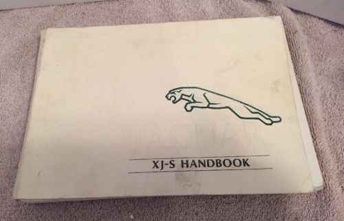 Jaguar xj-s operators manual 1999