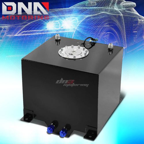 5 gallon/18.8l black aluminum racing/drifti fuel/gas cell tank+cap+level sender