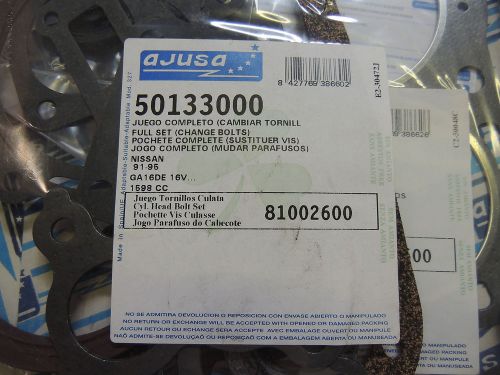 Ajusa full gasket set 50133000 fits nissan 1.6l 4 cyl eng