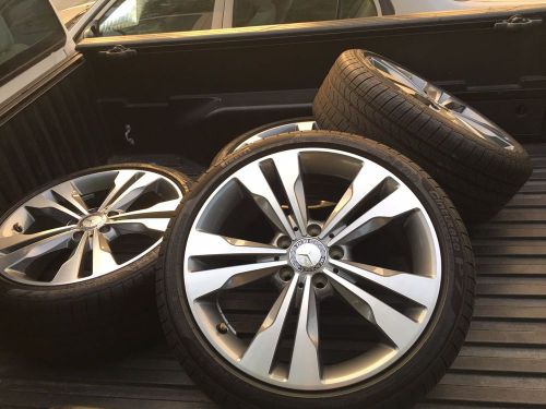2016 mercedes benz cla250 18&#034; oem wheels &amp; tires, factory rims