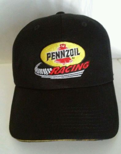 Pennzoil racing licensed product cap hat velcro adjustable black