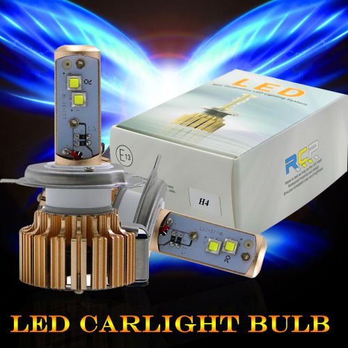 Snowmobile led headlight kit h4 9003 6000k 6k xenon blue light bulbs sled