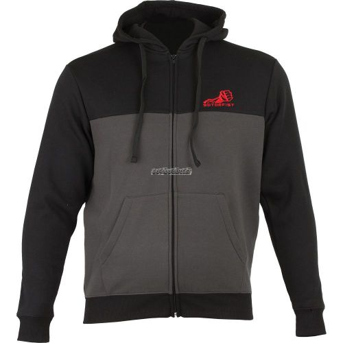 Motorfist core zip  hoodie-black