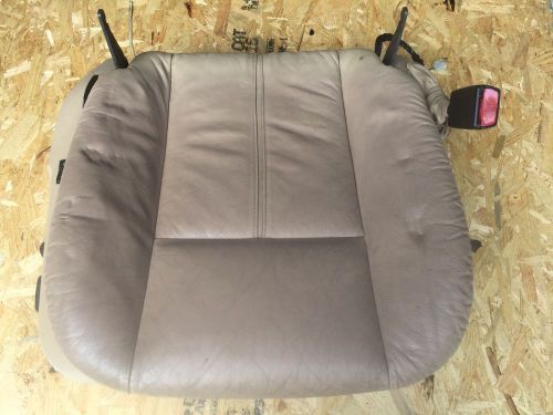 Bmw e38 right front passenger seat bottom cushion sand beige leather 1997
