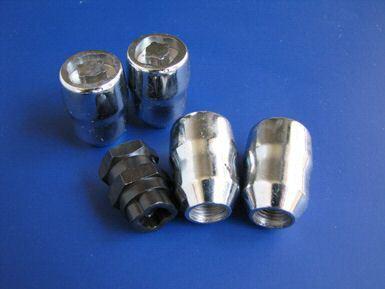 Wheel lug nuts locks puzzle style acorn 12x1.5 new