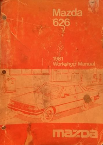 1981 mazda 626 workshop manual - ships fast with free shipping!