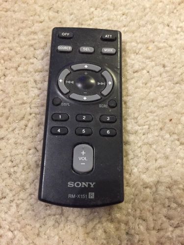 Sony remote rm-x151
