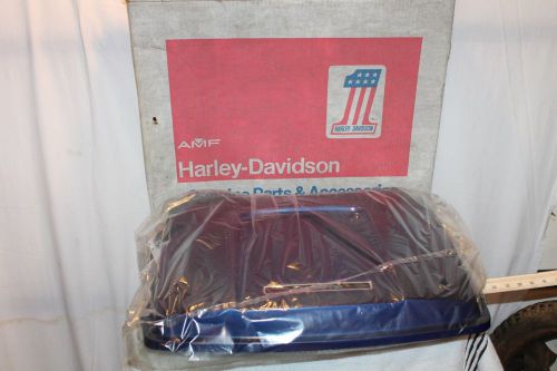 Nos amf harley davidson shovelhead tour-pak lid part #53543-79 original box!