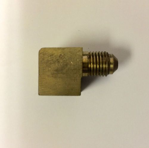 Earl's 968603 gauge adapter -3an male to female 1/8-npt 90 degree  brass