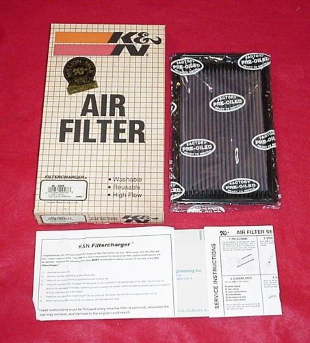 New 33-2068 k&amp;n replacement air filter 1994-1996 gm car 2.2 2.3 3.1 l high flow