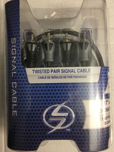 Brand new lightning audio la-17ht 17 foot 5m premium rca interconnect pro rca!