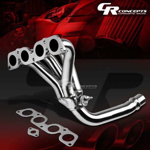 For 98-01 toyota corolla e110 1.8l stainless exhaust manifold 4-1 header+gasket