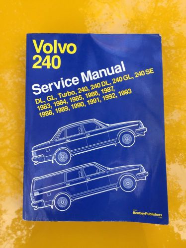 Volvo 240 242 244 245 bentley service manual