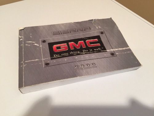 00 2000 gmc sierra owners manual