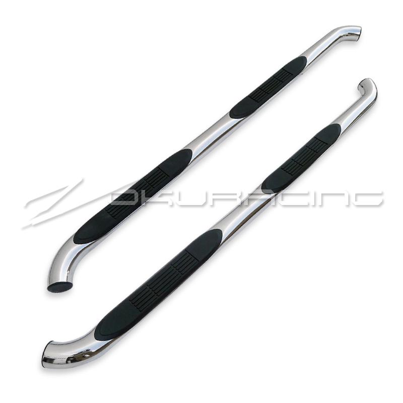 2007-2013 jeep wrangler 4dr 3" stainless nerf bars side step running board