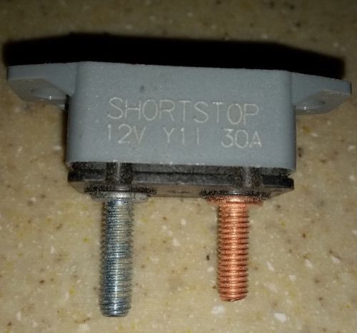 *new* shortstop breaker 12v y11 30a automatic reset plastic rv camper