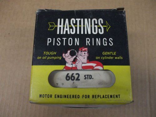 Nos  hastings 662 std. piston ring set-1960-61 corvair 6 cyl 140 (2.3l)