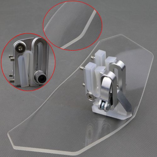 Adjustable clip on windshield  spoiler for honda vfr 800/1000/1200 cbr600rr