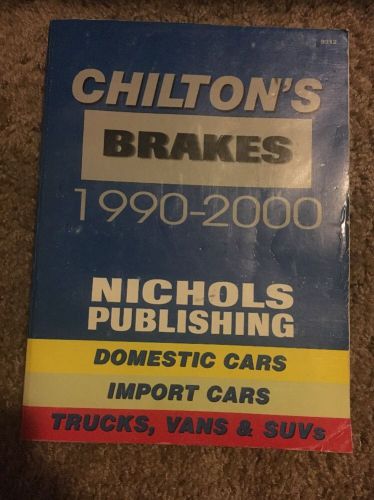 Chilton's Brakes 1990-2000, image 1