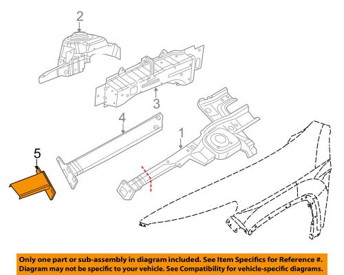 Jeep chrysler oem 14-16 cherokee fender-end cap right 68096086ab