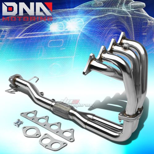 Stainless steel 4-2-1 header for 02-07 mit lancer 2.0 l4 4cyl exhaust/manifold