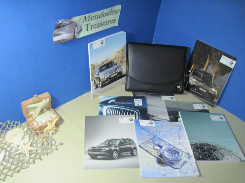 2010 bmw x3 owners manual package & case with navigation manual "free u.s. ship"