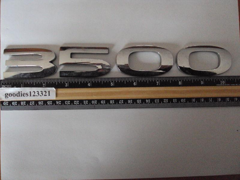 Dodge 3500 chrome emblem used 