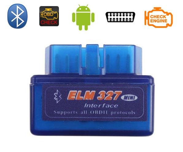 Mini elm327 bluetooth obd 2 auto car diagnostics scanner tool v1.5 for android
