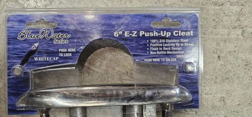 E-Z Push Up Marine Cleat Blue Water Series Stainless Steal Flush To Dock New, US $40.00, image 2