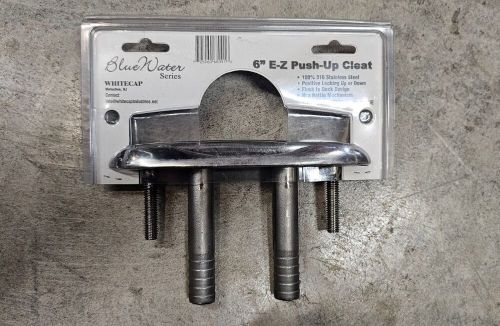 E-Z Push Up Marine Cleat Blue Water Series Stainless Steal Flush To Dock New, US $40.00, image 3