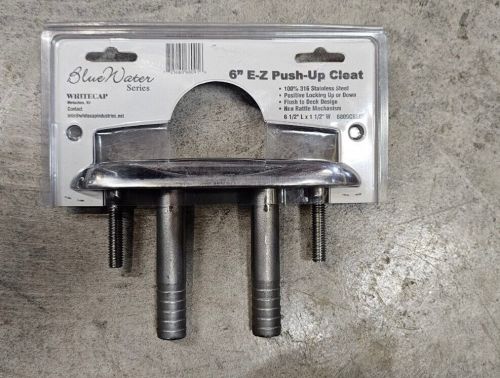 E-Z Push Up Marine Cleat Blue Water Series Stainless Steal Flush To Dock New, US $40.00, image 4