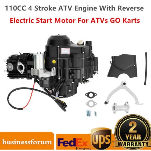110CC 4stroke ATV Engine Motor Semi-Auto w/Reverse Electric Start For GO Karts, US $245.04, image 15