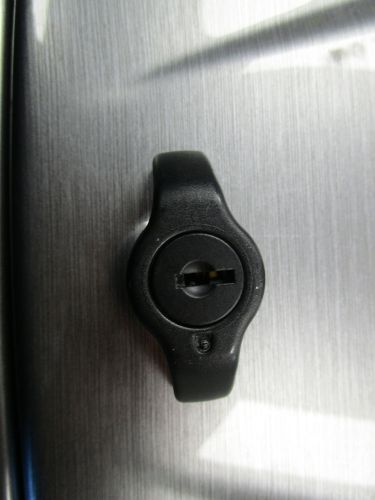 Locking glove box door 17 5/8" x 10 1/4" gray marine boat