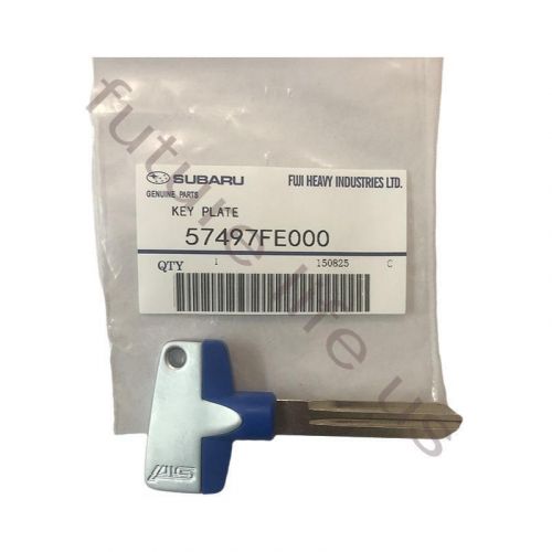 Genuine oem subaru sti logo titanium key blank forester impreza legacy wrx baja