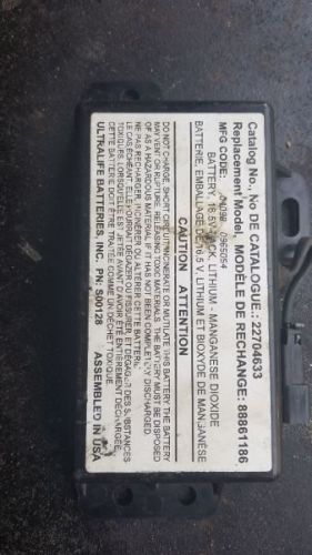 10 CHEVY CAMARO 2010 ON STAR BACKUP BATTERY 22704633, US $59.99, image 12