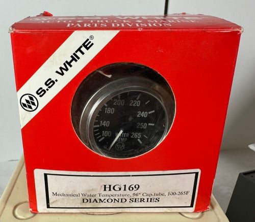 Nos s. s. white hg169 mechanical water temperature 96" cap tube 100-265f