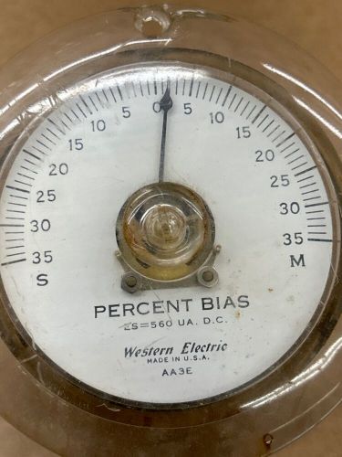 Western Electric Percent Distortion & Bias Meter, US $41.95, image 2