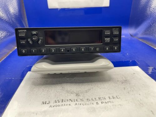 Garmin gtx 327 mode c transponder p/n 011-00490-00 with faa form 8130-3