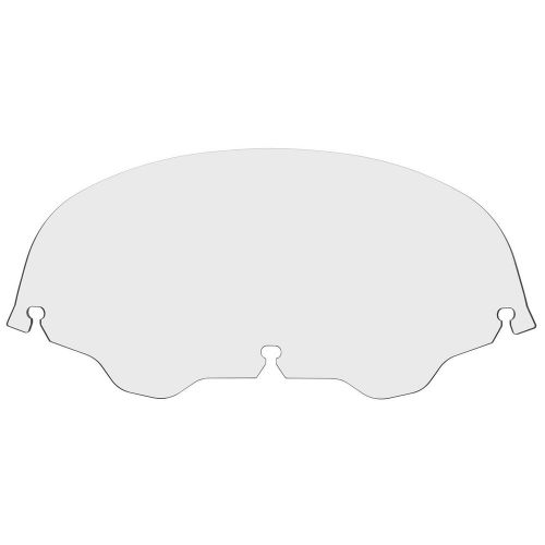 Memphis shades windshield - 7" - clear -  flht/x '96-'13 mep8140