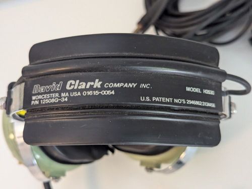 David Clark H3530 w/ Flex Boom & Belt Station C35-30. Untested, US $69.95, image 10